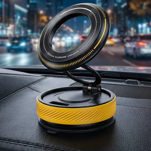 2026 New Car Phone Mount, Vacuum Suction & Magnetic Holder, Dashboard Windshield Mount, Special for In-Car Navigation, Universal Car Phone Stand Summervibes