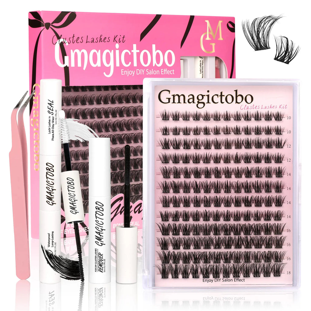 No Itchy Eyes Here Long-Lasting, Waterproof & Super Soft & Thin Band | Waterproof Long-Lasting Natural Daily Volume Style Beginner-Friendly DIY Lashes for Flawless Voluminous Look Trendy Must-Have Clusters