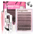 No Itchy Eyes Here Long-Lasting, Waterproof & Super Soft & Thin Band | Waterproof Long-Lasting Natural Daily Volume Style Beginner-Friendly DIY Lashes for Flawless Voluminous Look Trendy Must-Have Clusters