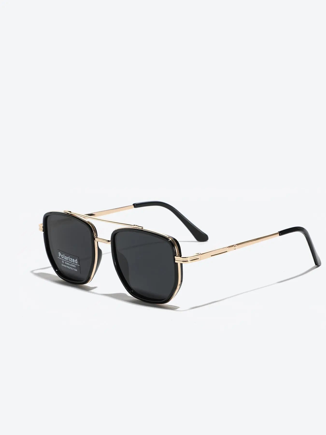 Summer 2025 Simple Sunglasses for Everyday Use, Summer Geometric Frame Double Beam Fashion Sunglasses, Travel Accessories, National Day Offers