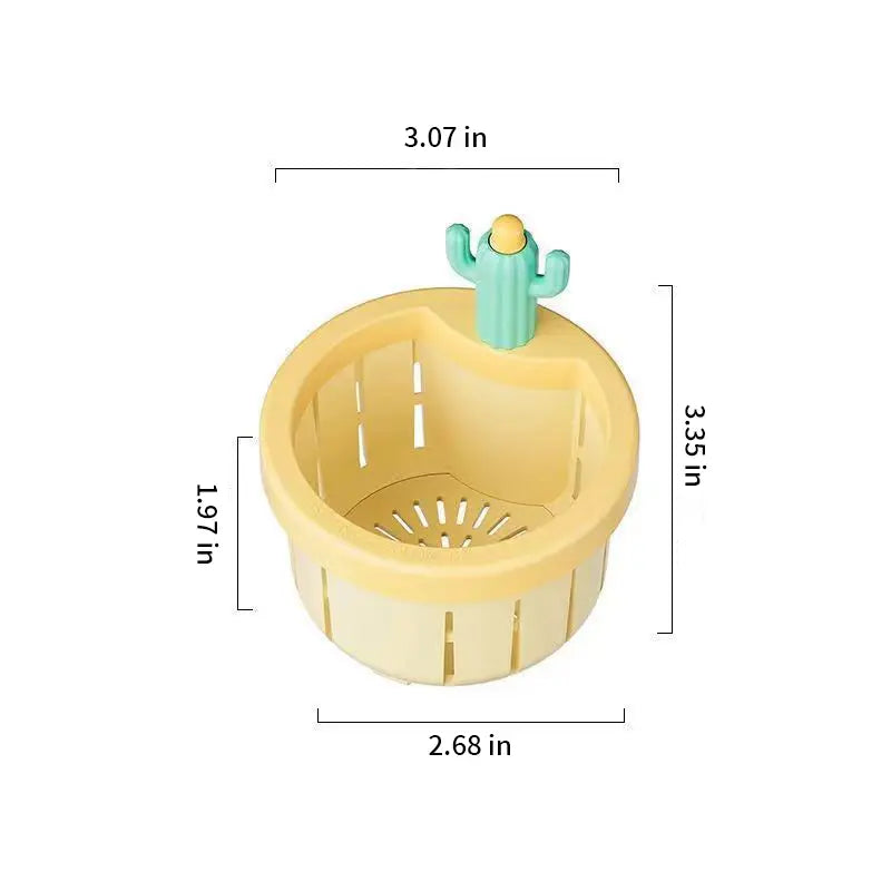 Cactus Sink Strainer, Kitchen Sink, Handwashing Sink, Drain Filter for Leftover Food and Garbage, Drain Basket