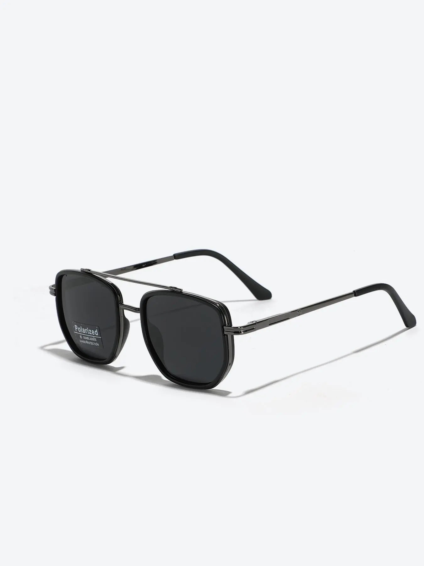 Summer 2025 Simple Sunglasses for Everyday Use, Summer Geometric Frame Double Beam Fashion Sunglasses, Travel Accessories, National Day Offers