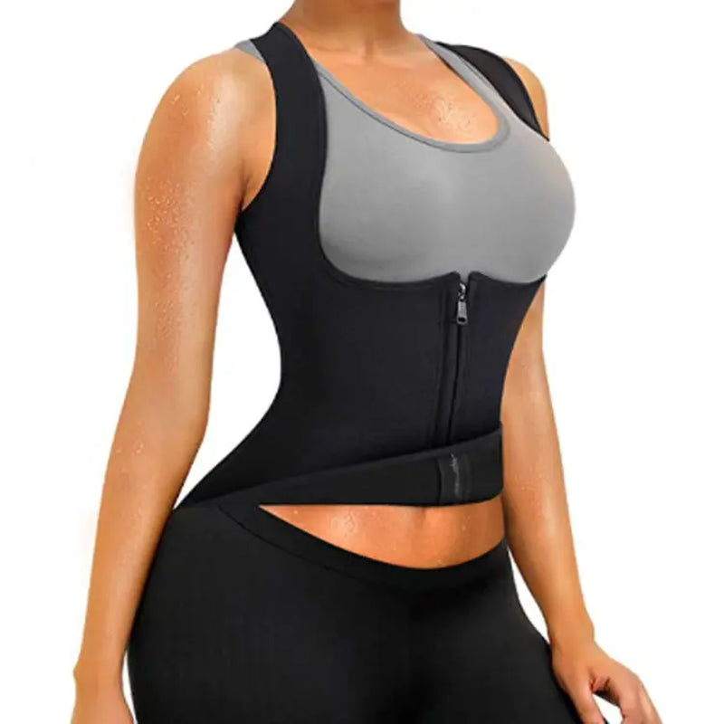 Nebility Sauna Sweat Vest Tummy Vest with R for Women Tank Top