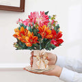 3D Pop-Up Mother's Day Card – Handmade Preserved Flower Gift