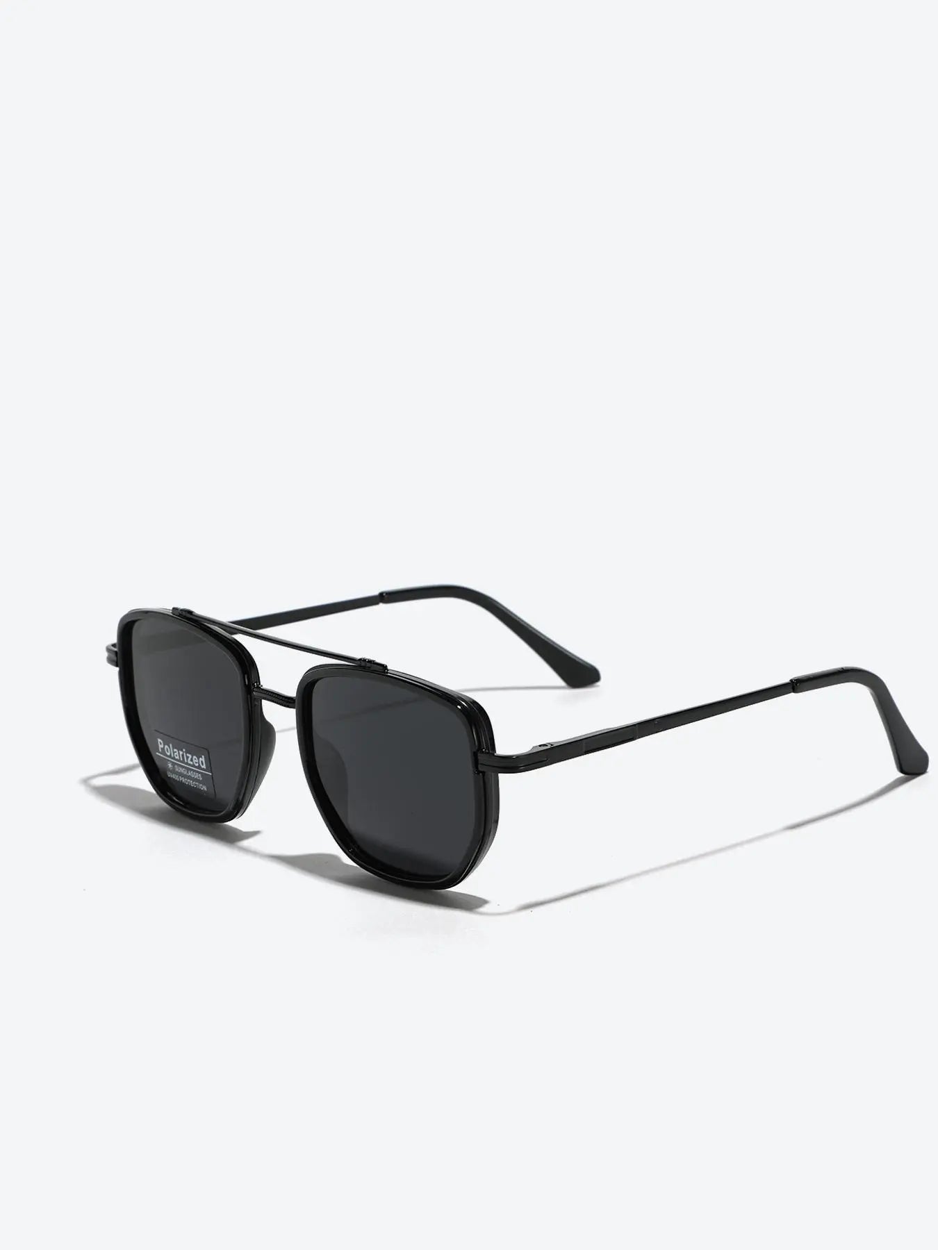 Summer 2025 Simple Sunglasses for Everyday Use, Summer Geometric Frame Double Beam Fashion Sunglasses, Travel Accessories, National Day Offers