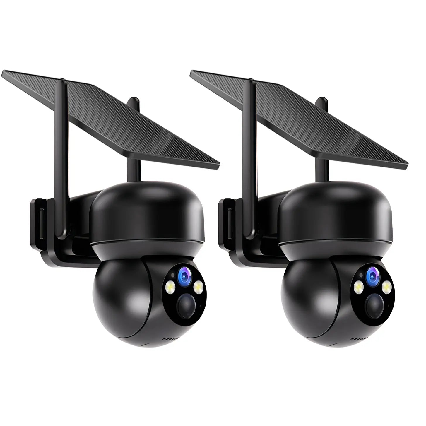 32MP 4G LTE Cellular Security Camera, Security Cameras Wireless Outdoor, Solar Powered Home Camera with 360° View, Pan & Tilt, 2.7K Color Night Vision, 2-Way Talk, Built-In SIM Card, IP65 - Black