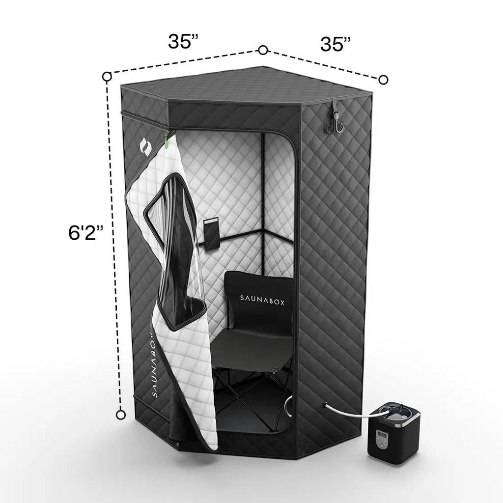 SAUNABOX Smartsteam Portable Steam Sauna At-Home Kit