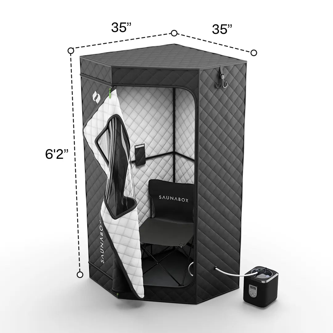 SAUNABOX Smartsteam Portable Steam Sauna At-Home Kit