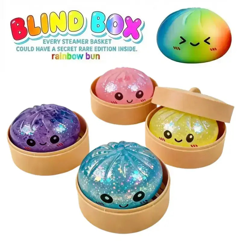 Cute Dumpling-Shaped Slow Rebound Stress Relief Toy, Soft TPR Material, Random Style, Anime-Inspired Silicone Design. Ideal Birthday, Valentine'S Day, Easter, Thanksgiving and Christmas Gift for Kids.