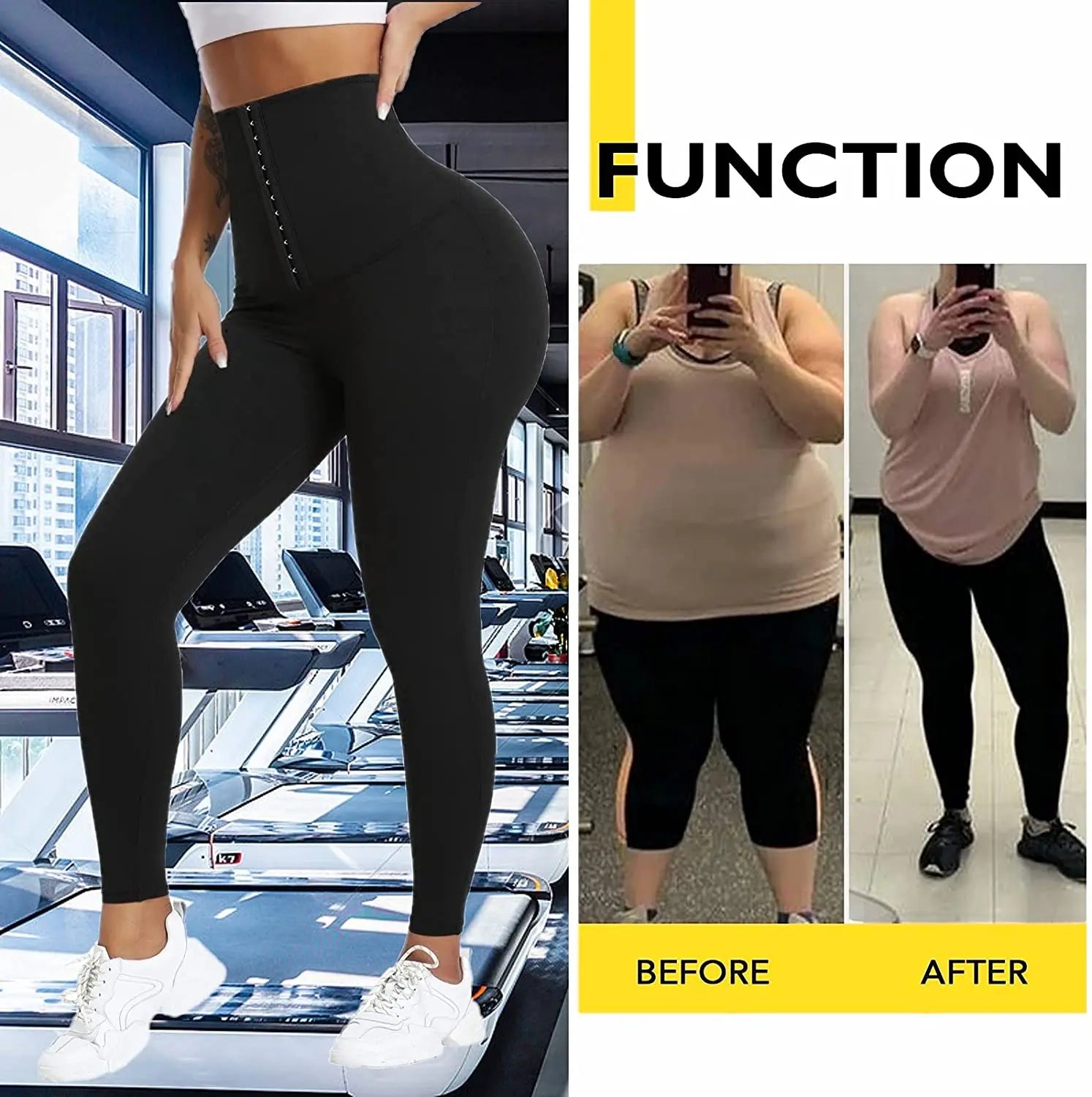 Iydoamea 1PC Long Shaper Pants, High Waist Yoga Pants for Women, Hot Neoprene Skinny Pants Outdoorfun Dealsforyoudays