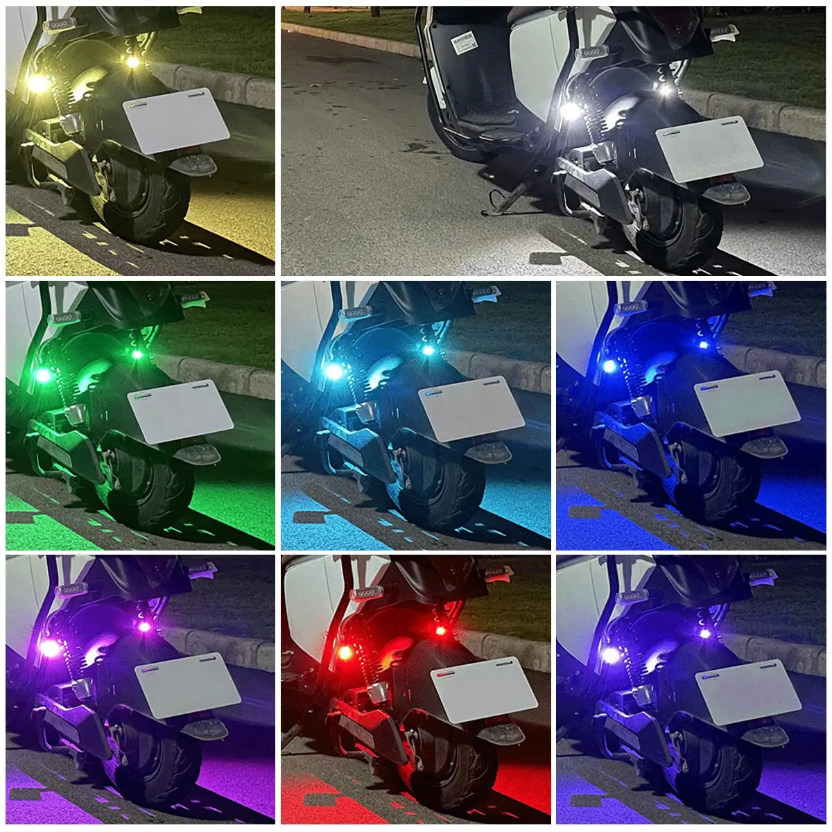 RGB Led Aircraft Strobe Lights Motorcycle Lights LED Flash Position Wireless Light Aircraft Airplane Helicopter Warning Lights
