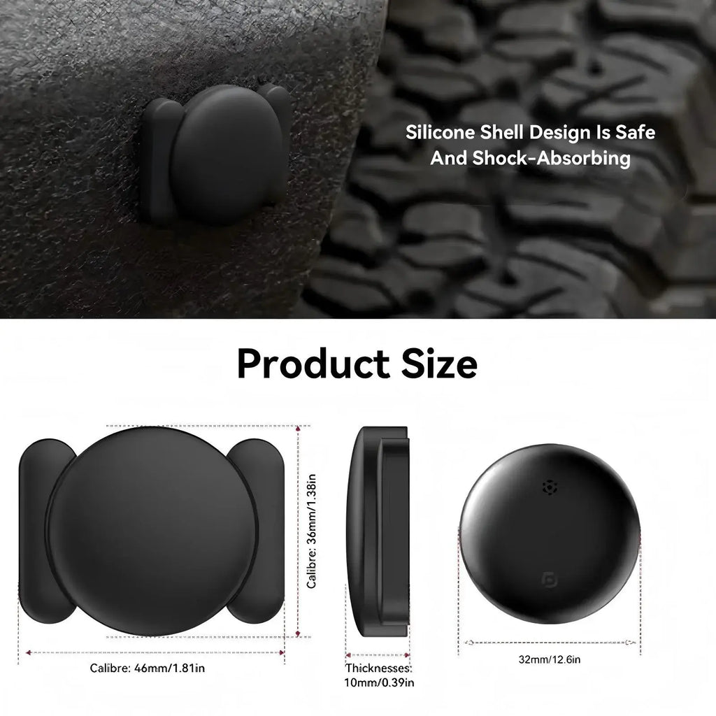 Magnetic Mini GPS Tracker Device with Waterproof Case, No Monthly Fee, Anti-Lost Device, Pet Tracker, Works with Apple Find My