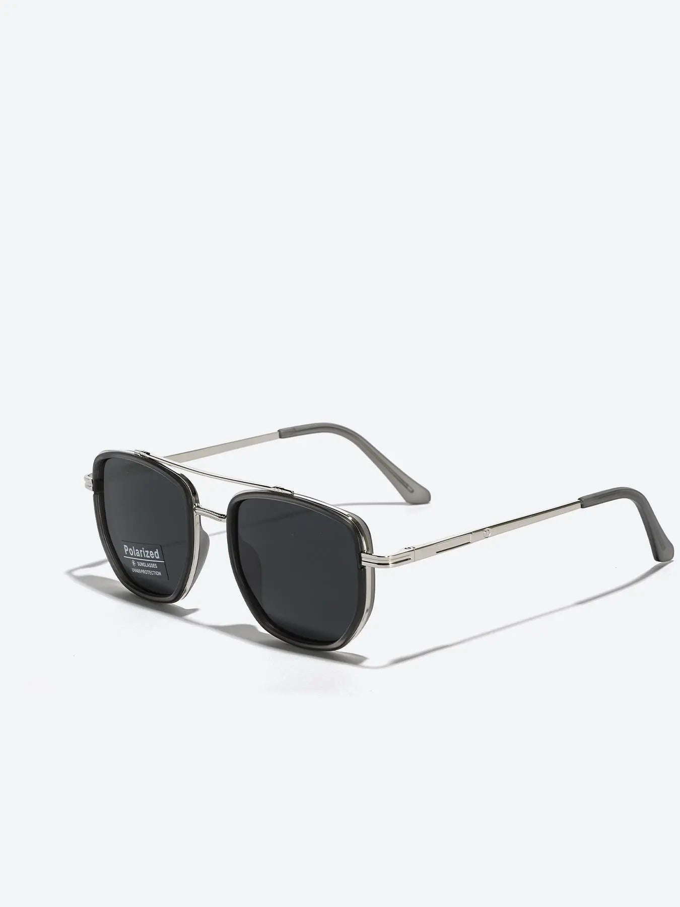 Summer 2025 Simple Sunglasses for Everyday Use, Summer Geometric Frame Double Beam Fashion Sunglasses, Travel Accessories, National Day Offers