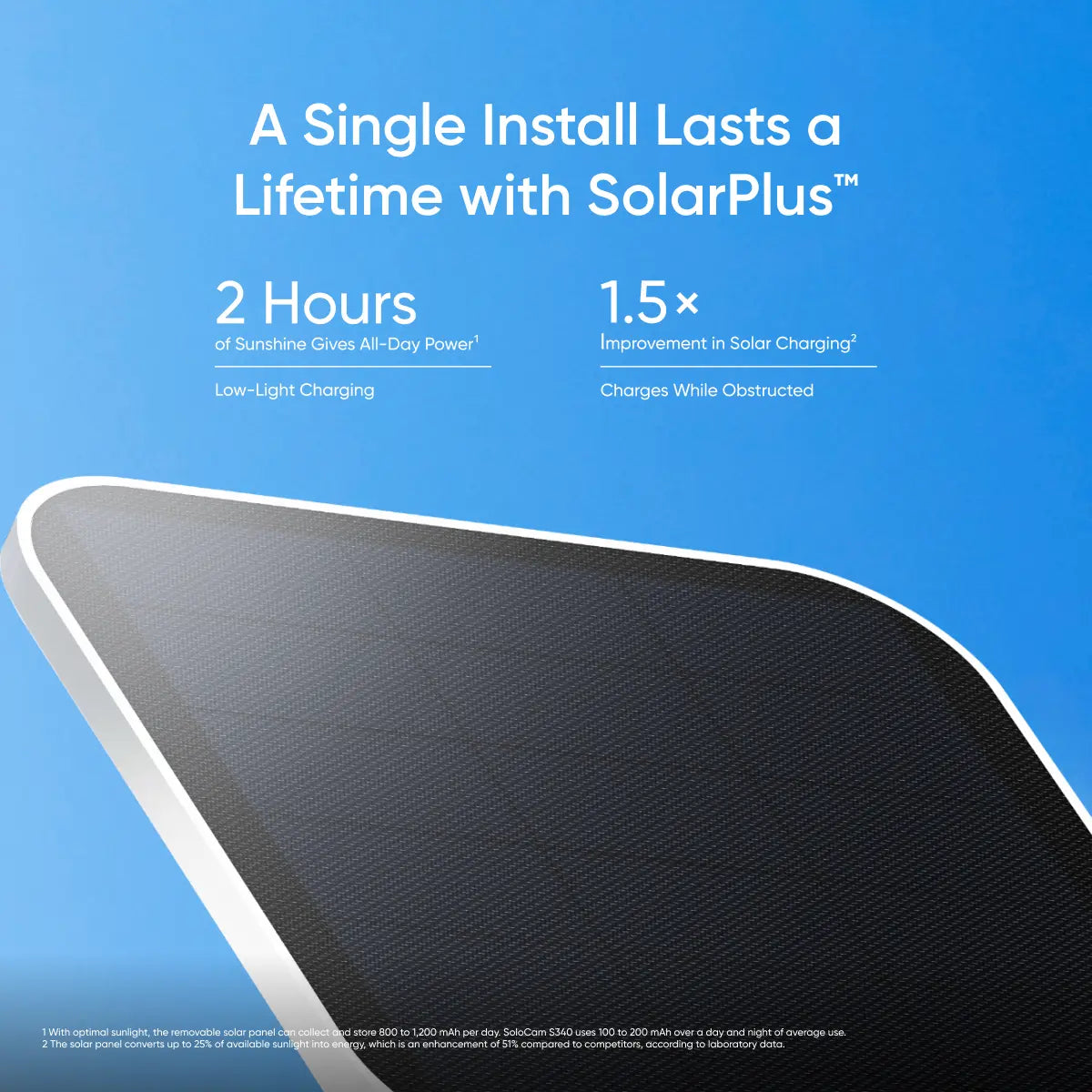 Eufy Security Solocam S340, Solar Security Cameras Wireless Outdoor