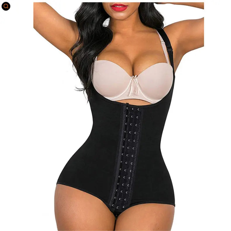 High Compression Slimming Original Colombian Postpartum Sash Reducers Corset Bbl Post-Surgical Use Slimming Sheath Tummy - Color: Blcack1, Size: XS（old）