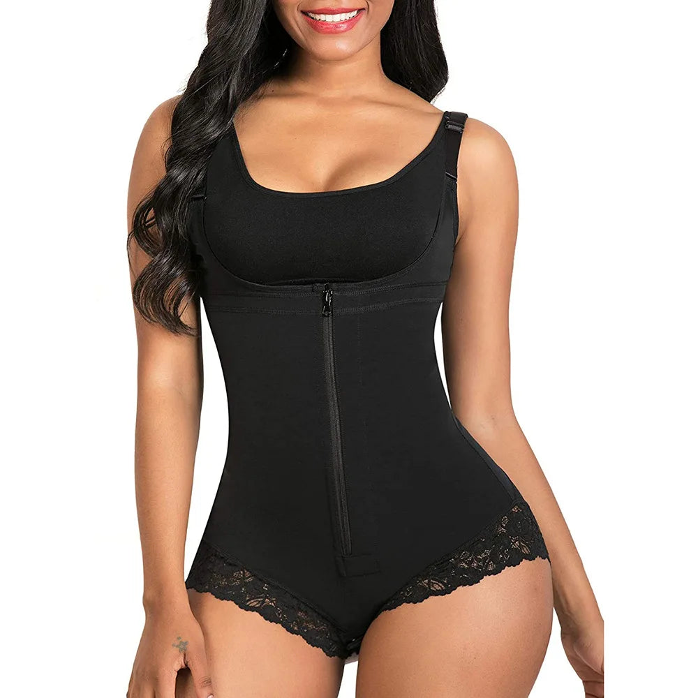 High Compression Slimming Original Colombian Postpartum Sash Reducers Corset Bbl Post-Surgical Use Slimming Sheath Tummy - Color: Blcack2, Size: XXXL