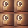 Briignite LED Baby Night Lights Plug into Wall [4Pack], Nightlight with Light Sensors for Kids Room, Bathroom Stair Lights, Hallway Light, Warm White