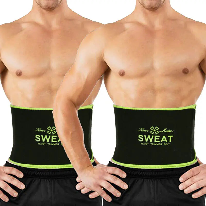 CATTIBOR Sauna Belt Men and Women,Sweat Wap Waist Trainer Belt Shapewear,Waist Trimmer Cincher Belt for Sports Runnging Workout Training Gym,Sauna Belt Womenwear and Menwear Sport Underwear,5 Color Choose