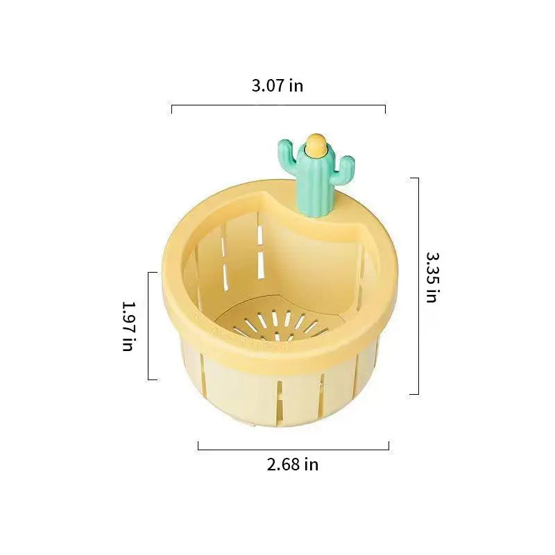 Cactus Sink Strainer, Kitchen Sink, Handwashing Sink, Drain Filter for Leftover Food and Garbage, Drain Basket