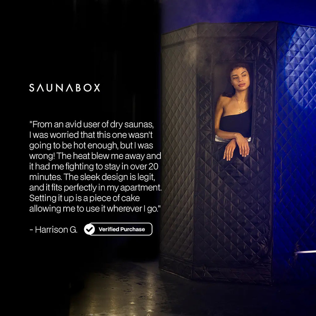 SAUNABOX Smartsteam Portable Steam Sauna At-Home Kit