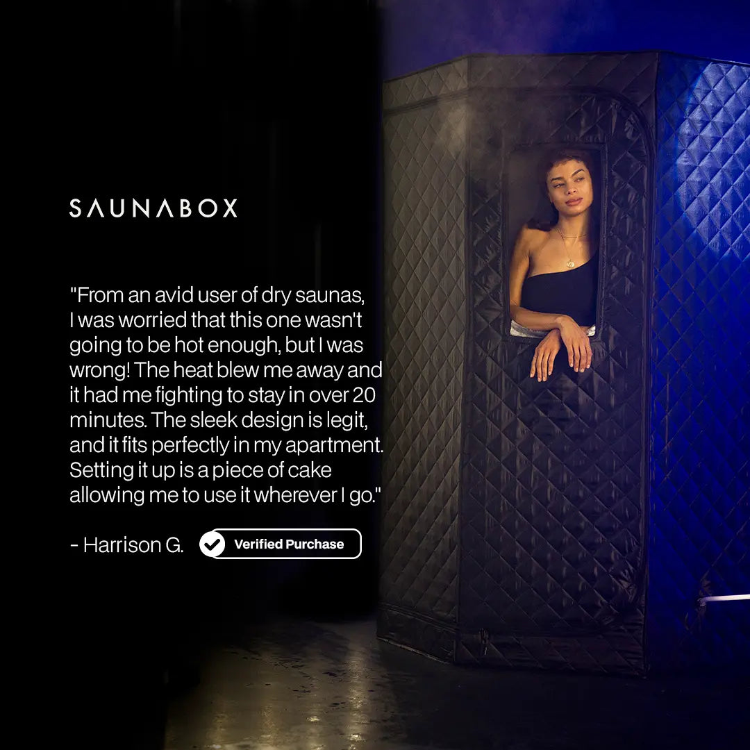 SAUNABOX Smartsteam Portable Steam Sauna At-Home Kit