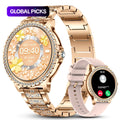 Fashion Smart Watch for Women, 1.32-Inch HD Large Screen Digital Watch with 2 Straps, Waterproof Fitness Tracker, Compatible with Android and Ios Systems, Wearable Wristwatch