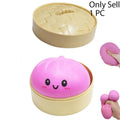 Dumpling-Shaped Squeeze Toy — Mystery Sensory Squeeze Toy — Stress Relief & Anxiety Reducer — Soft, Squeezable Dough — Suitable for Adults — Ideal for Classroom Rewards and Party Favors