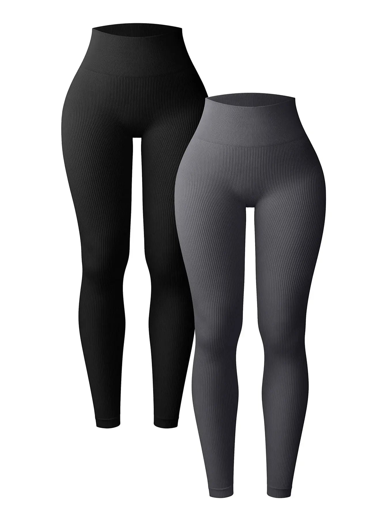 Women'S 1/2/3/4/5 Pcs Solid Color High Waist Sports Leggings, Casual Athleisure Style Comfy Breathable Skinny Pants for Yoga Gym Workout Running, Women'S Sport & Outdoor Clothing for Summer Spring Fall, High Waist Athletic Trousers, Four Season Leggings