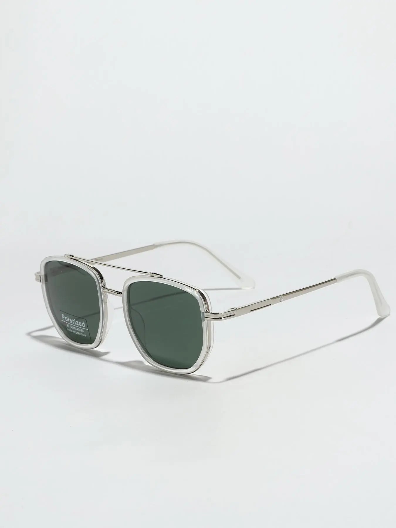 Summer 2025 Simple Sunglasses for Everyday Use, Summer Geometric Frame Double Beam Fashion Sunglasses, Travel Accessories, National Day Offers
