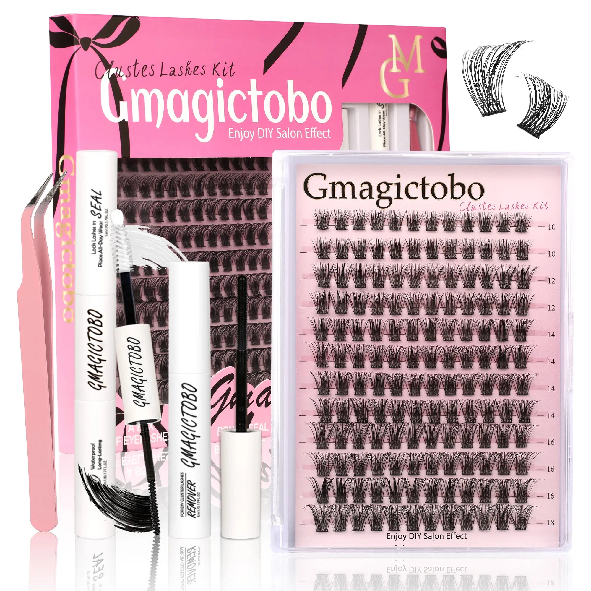 No Itchy Eyes Here Long-Lasting, Waterproof & Super Soft & Thin Band | Waterproof Long-Lasting Natural Daily Volume Style Beginner-Friendly DIY Lashes for Flawless Voluminous Look Trendy Must-Have Clusters