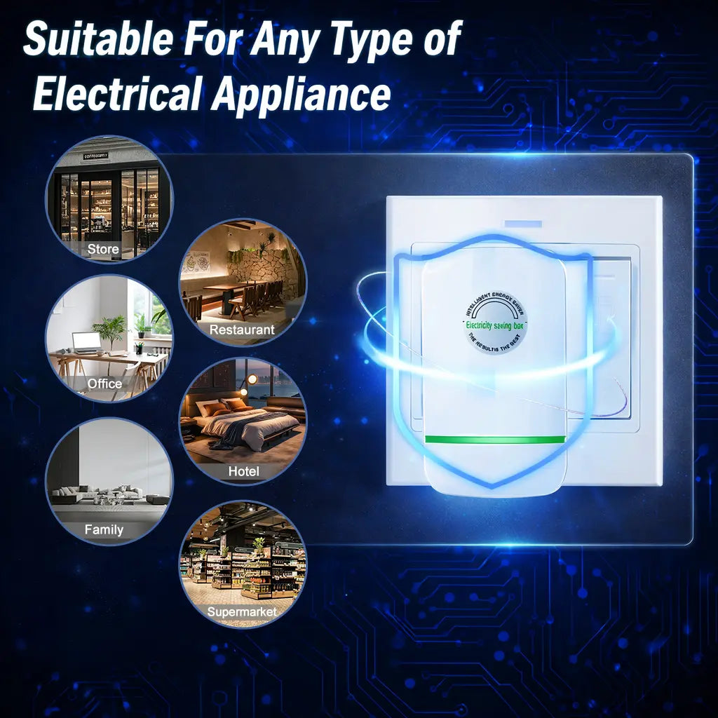 Plug in Power Box with US Plug Compact Power Device with Indicator Light for Home and Office Use