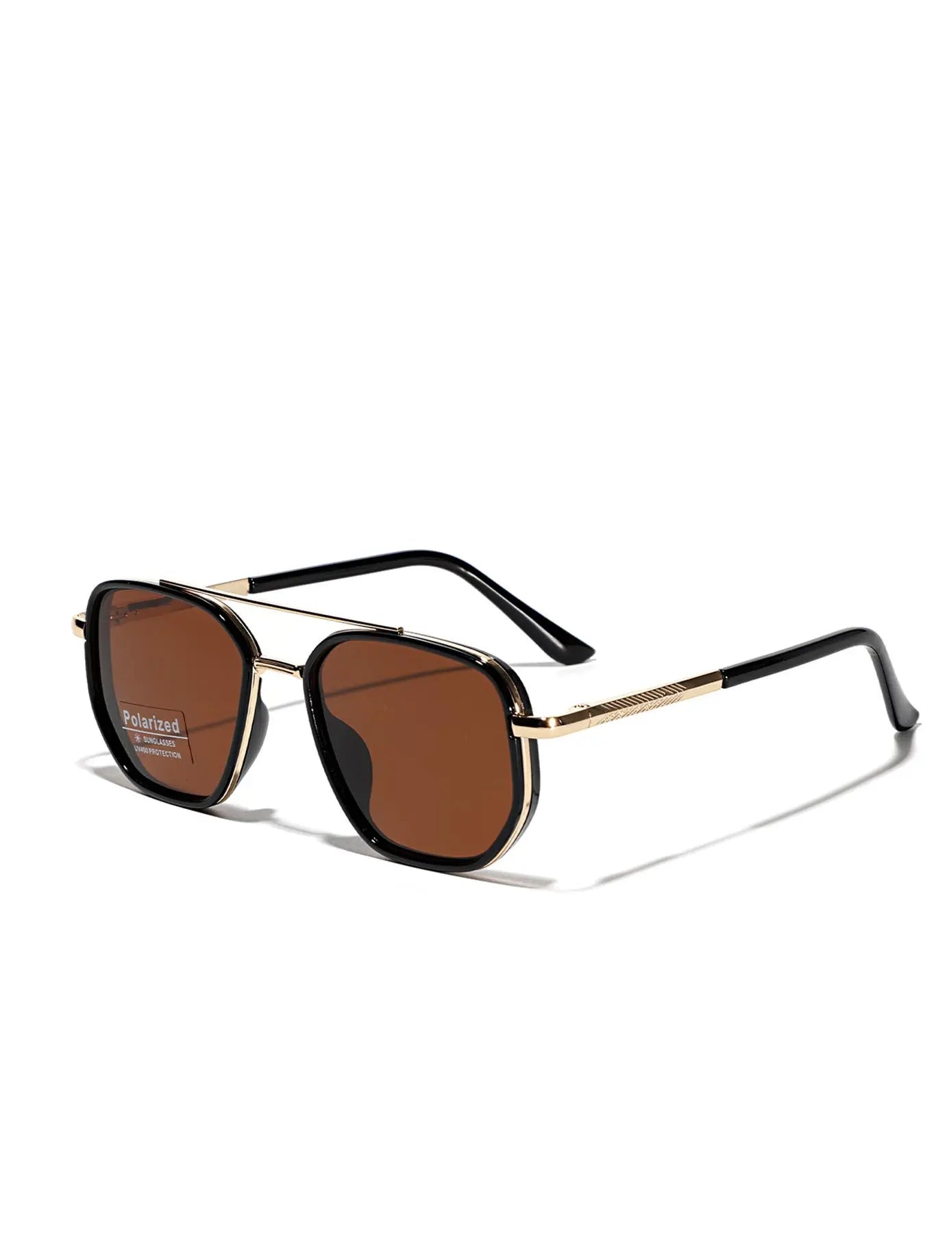 Summer 2025 Simple Sunglasses for Everyday Use, Summer Geometric Frame Double Beam Fashion Sunglasses, Travel Accessories, National Day Offers