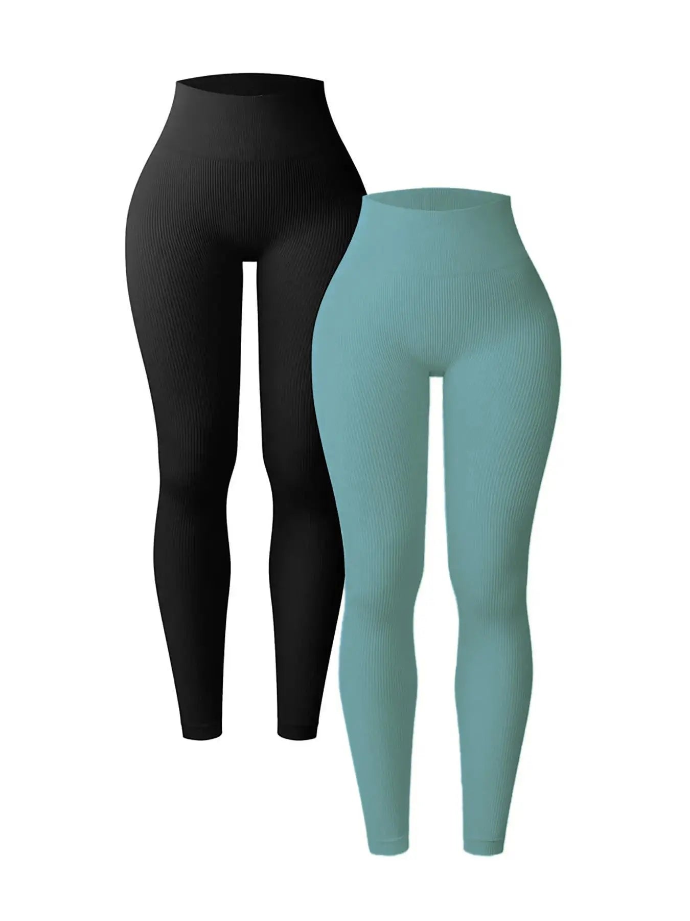 Women'S 1/2/3/4/5 Pcs Solid Color High Waist Sports Leggings, Casual Athleisure Style Comfy Breathable Skinny Pants for Yoga Gym Workout Running, Women'S Sport & Outdoor Clothing for Summer Spring Fall, High Waist Athletic Trousers, Four Season Leggings