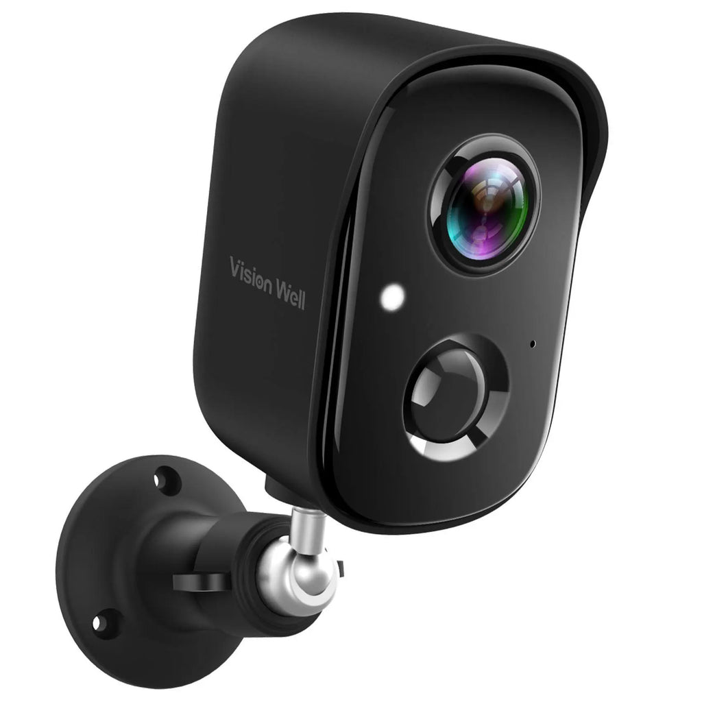 Vision Well Wireless Camera for Home Protection, with 1080P HD, Wifi, Spotlight, AI Siren, Color Night Vision, Two-Way Audio, and Sd/Cloud Storage.