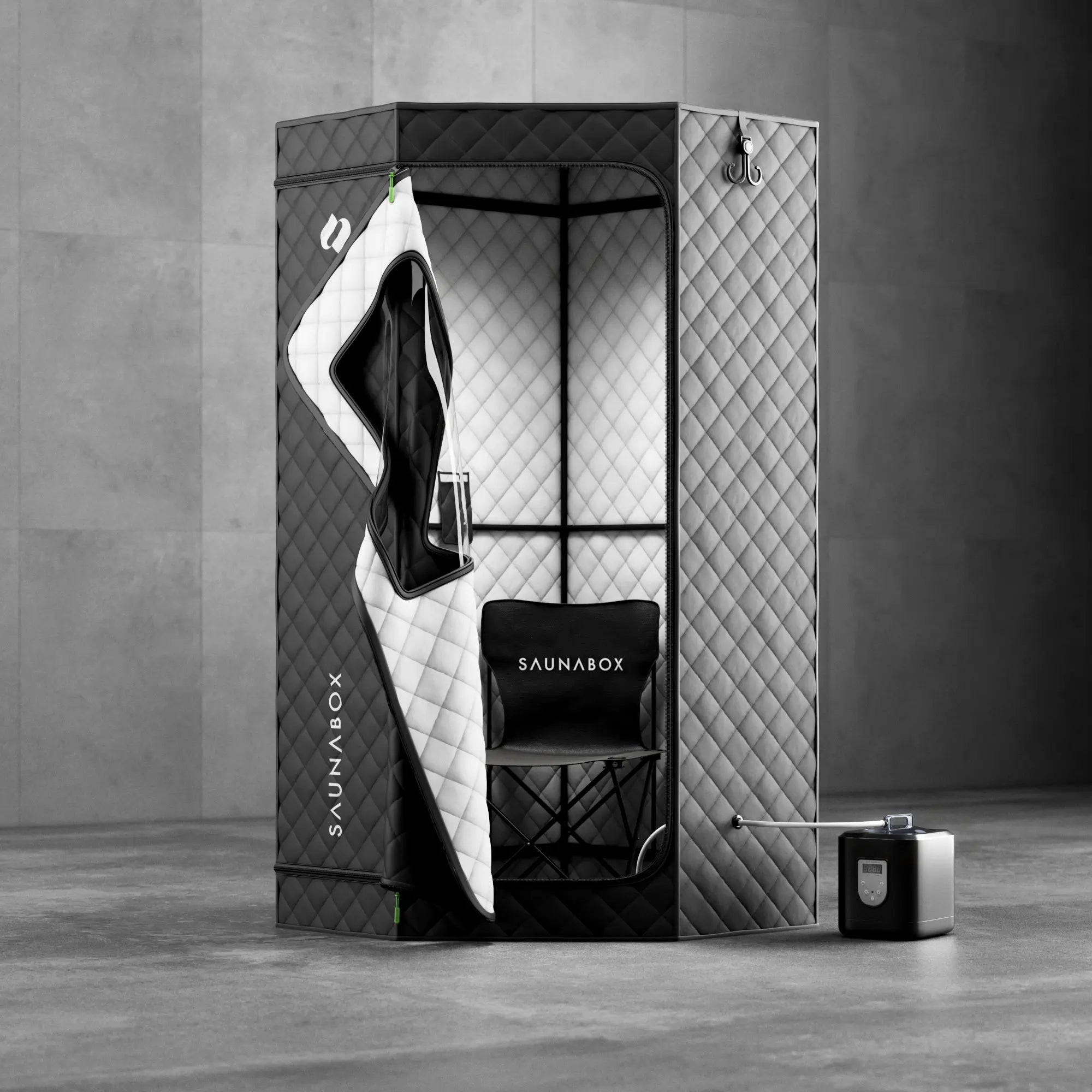 SAUNABOX Smartsteam Portable Steam Sauna At-Home Kit