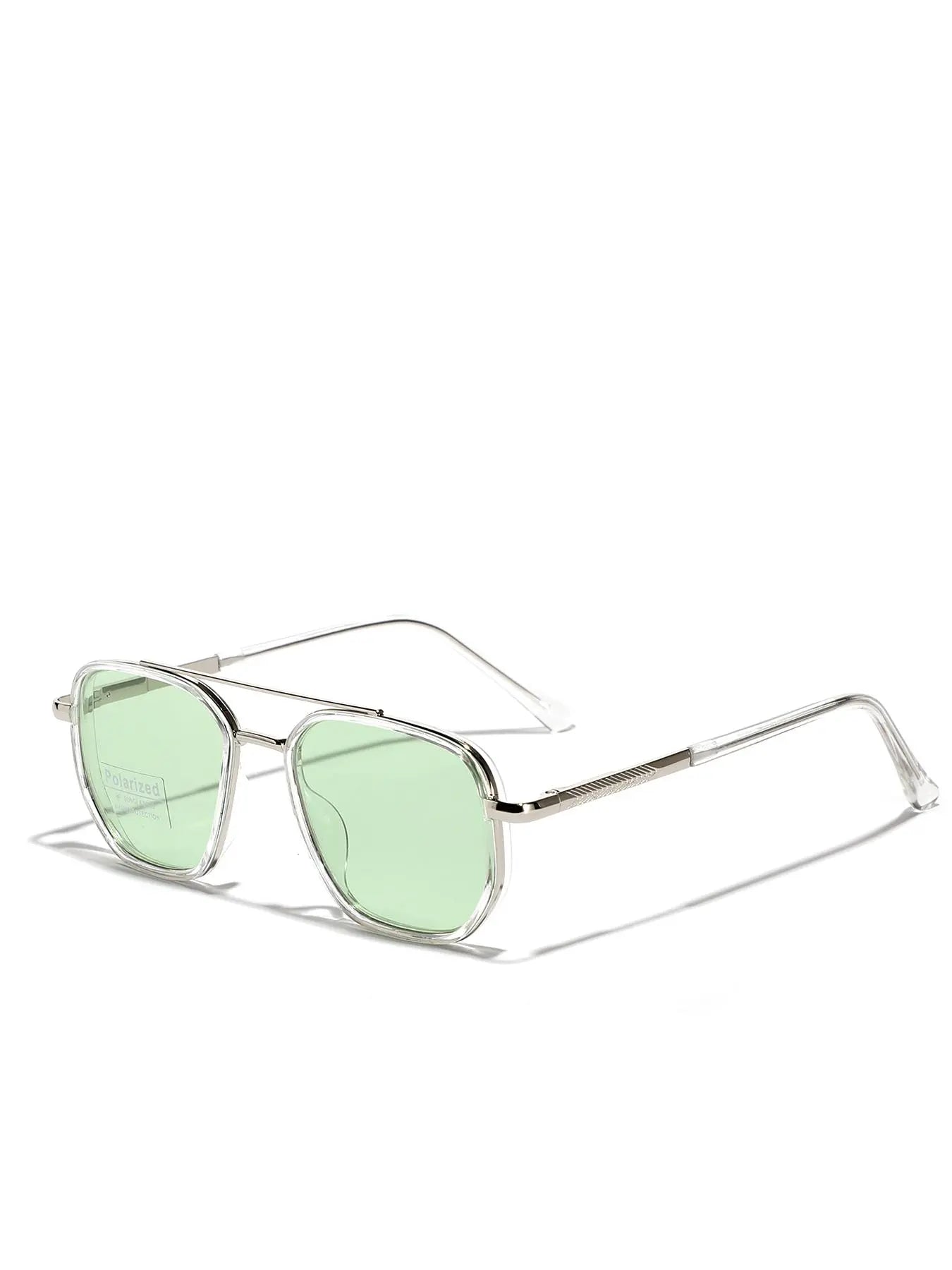 Summer 2025 Simple Sunglasses for Everyday Use, Summer Geometric Frame Double Beam Fashion Sunglasses, Travel Accessories, National Day Offers