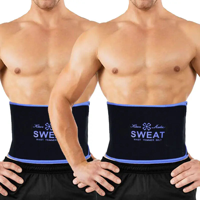 CATTIBOR Sauna Belt Men and Women,Sweat Wap Waist Trainer Belt Shapewear,Waist Trimmer Cincher Belt for Sports Runnging Workout Training Gym,Sauna Belt Womenwear and Menwear Sport Underwear,5 Color Choose