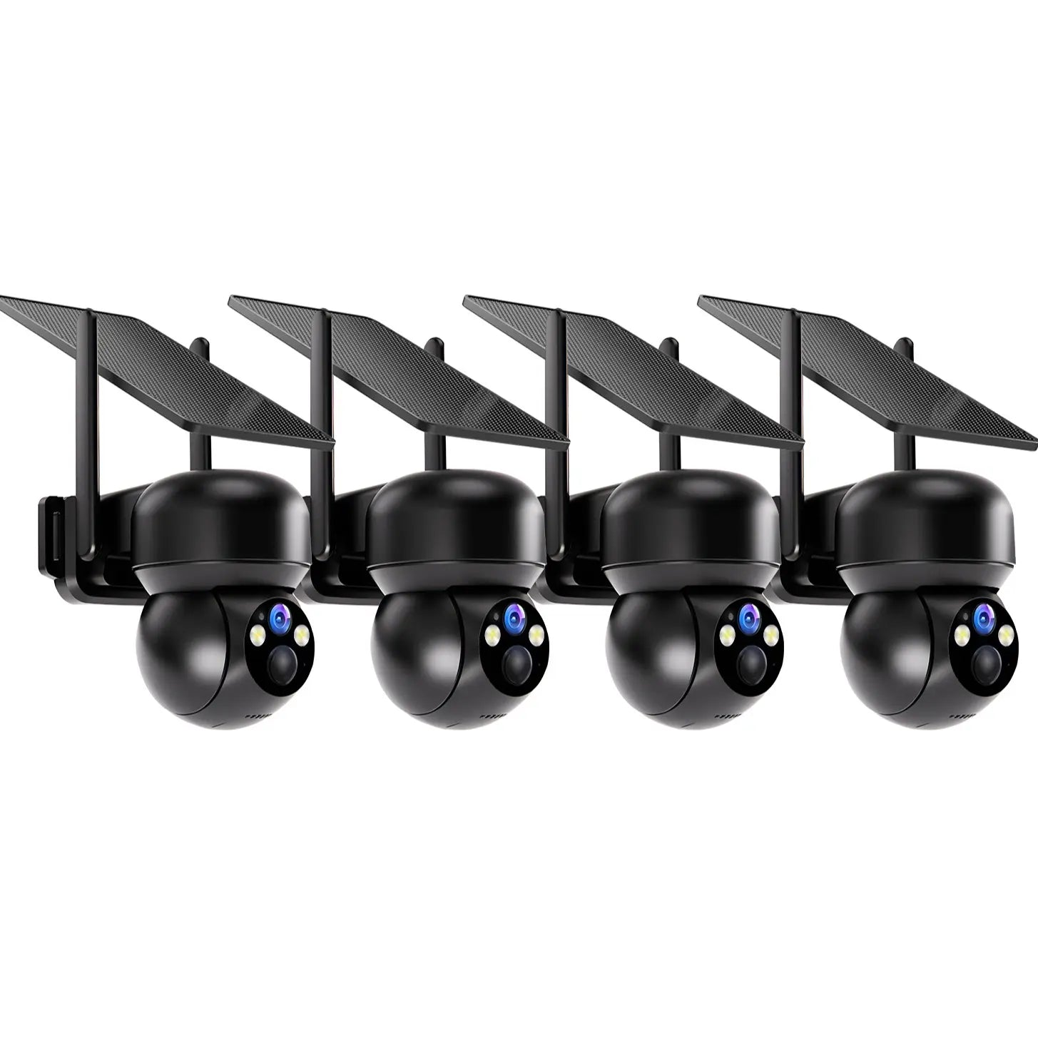 32MP 4G LTE Cellular Security Camera, Security Cameras Wireless Outdoor, Solar Powered Home Camera with 360° View, Pan & Tilt, 2.7K Color Night Vision, 2-Way Talk, Built-In SIM Card, IP65 - Black