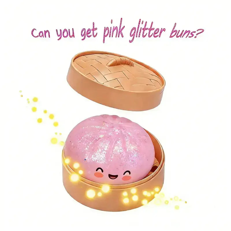 Cute Dumpling-Shaped Slow Rebound Stress Relief Toy, Soft TPR Material, Random Style, Anime-Inspired Silicone Design. Ideal Birthday, Valentine'S Day, Easter, Thanksgiving and Christmas Gift for Kids.