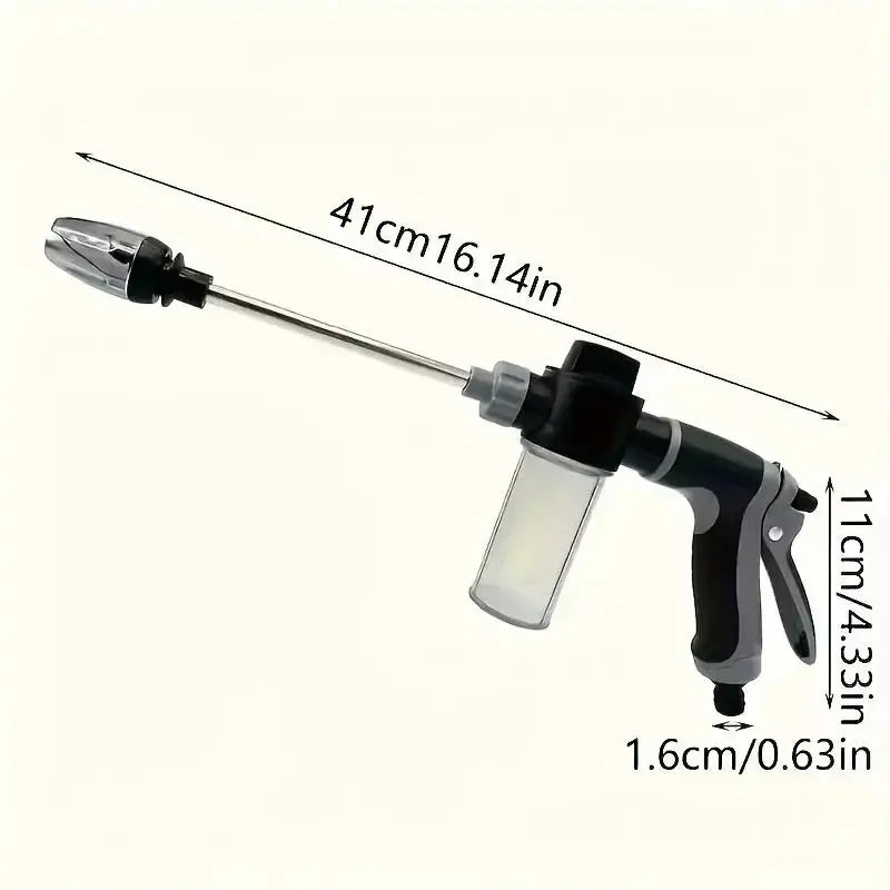 High-Pressure Car Washer with Foam Spray Gun, Car Foam Sprayer, Durable Long Handle Plastic Design, Ideal for Cars, Trucks, Suvs, Outdoor Gardening