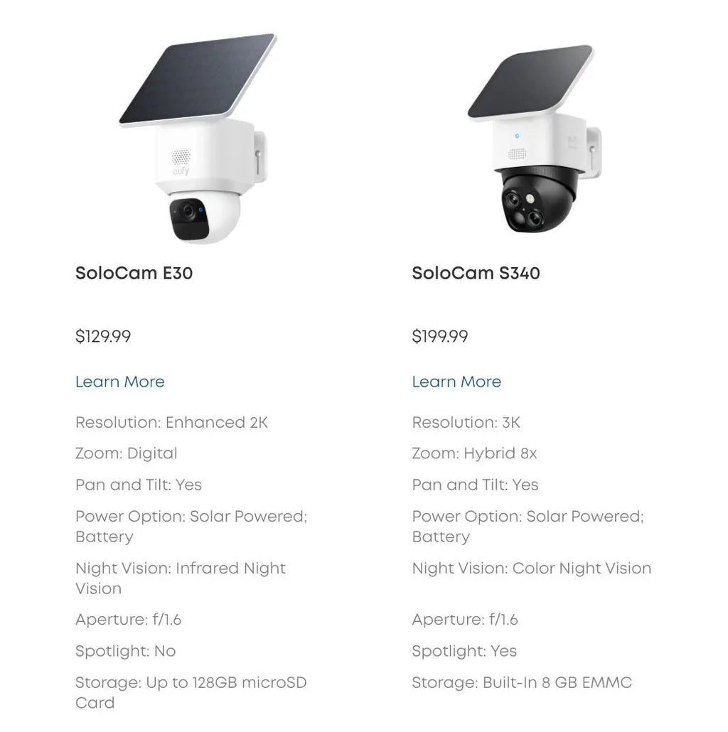 Eufy Security Solocam S340, Solar Security Cameras Wireless Outdoor