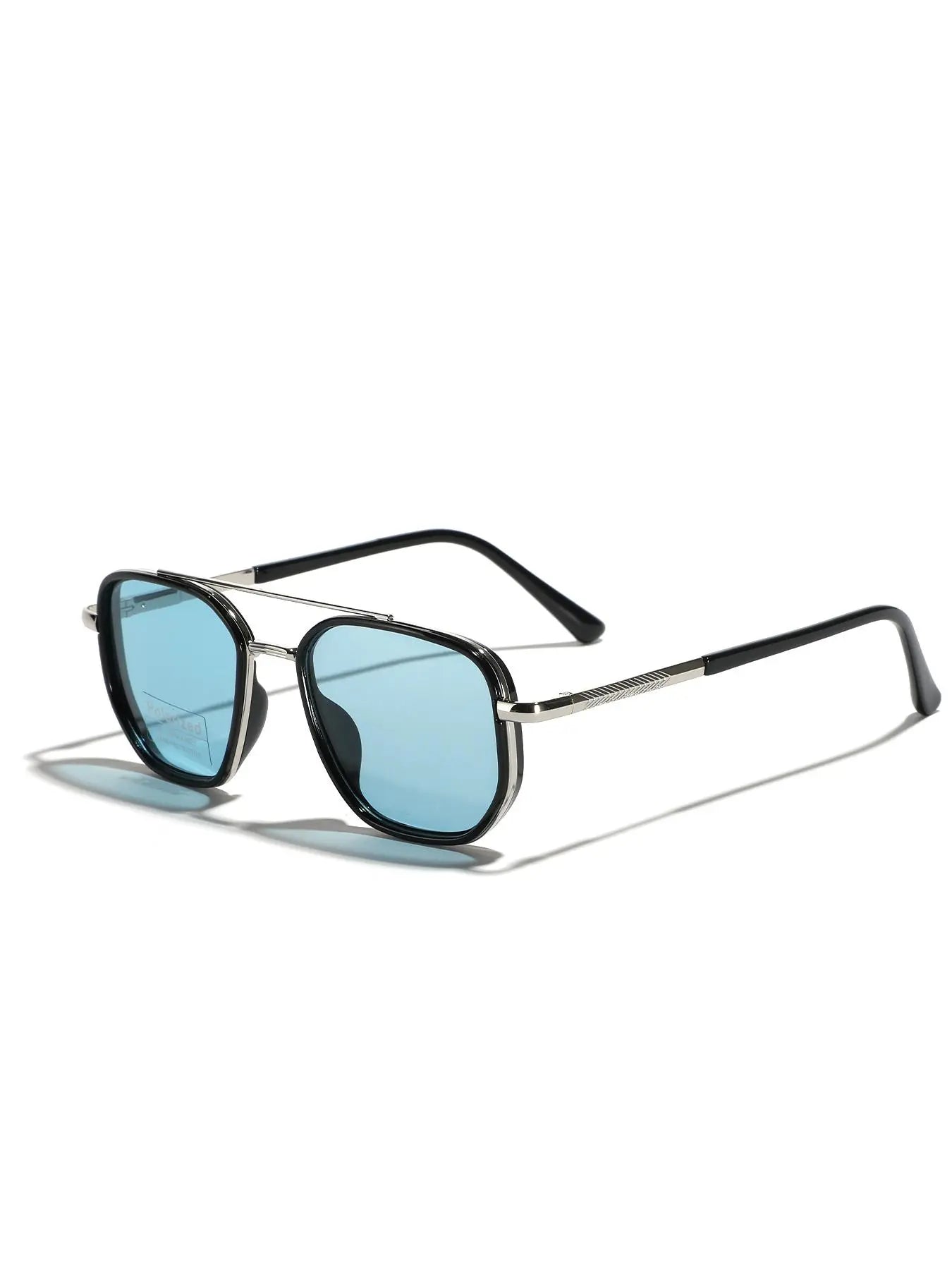 Summer 2025 Simple Sunglasses for Everyday Use, Summer Geometric Frame Double Beam Fashion Sunglasses, Travel Accessories, National Day Offers