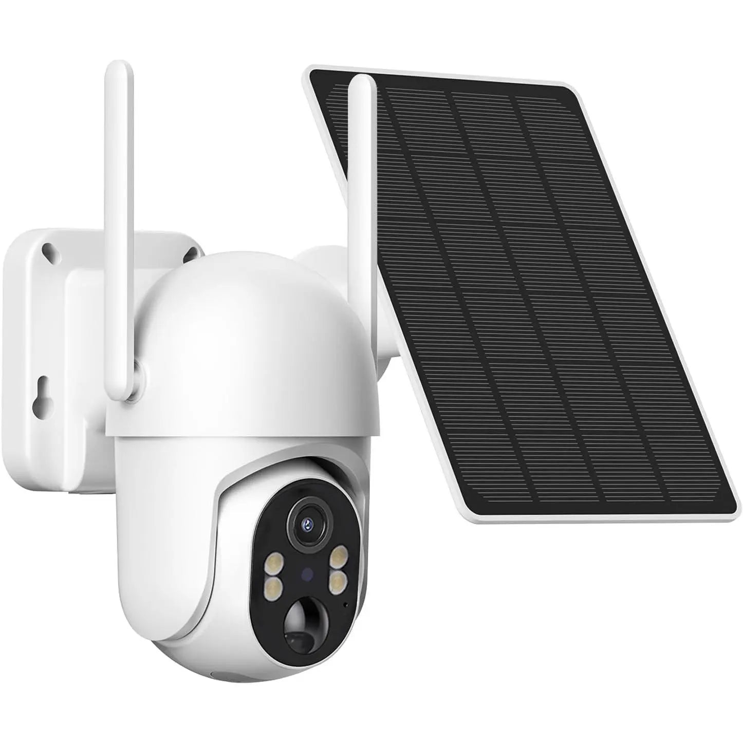 32MP 4G LTE Cellular Security Camera, Security Cameras Wireless Outdoor, Solar Powered Home Camera with 360° View, Pan & Tilt, 2.7K Color Night Vision, 2-Way Talk, Built-In SIM Card, IP65 - Black