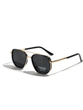 Summer 2025 Simple Sunglasses for Everyday Use, Summer Geometric Frame Double Beam Fashion Sunglasses, Travel Accessories, National Day Offers