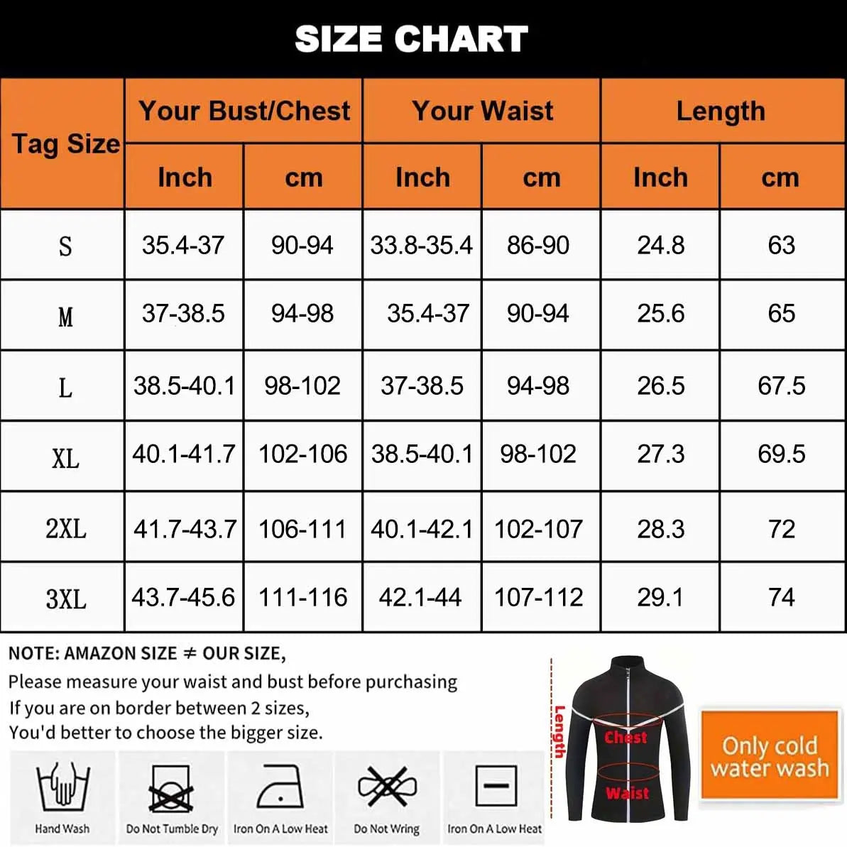 IYDOAMEA Sauna Suit for Men, Long Sleeve Shirt with Zipper, Gym Body Shaper Waist Trainer Outdoorfun Dealsforyoudays